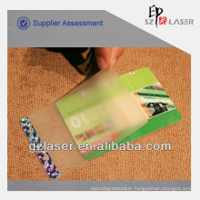 Custom security transparent hologram overlays for id cards